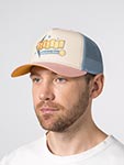 Бейсболка STETSON арт. 7741157 TRUCKER CAP AMERICAN DINER (кремовый / розовый)